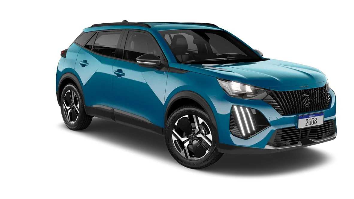 Peugeot 2008 Active en Azul Obsession, vista 360 grados