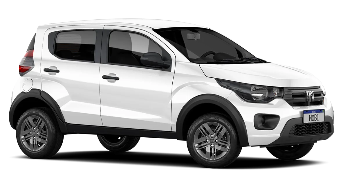 Fiat Mobi Like en Blanco Banchisa, vista 360 grados