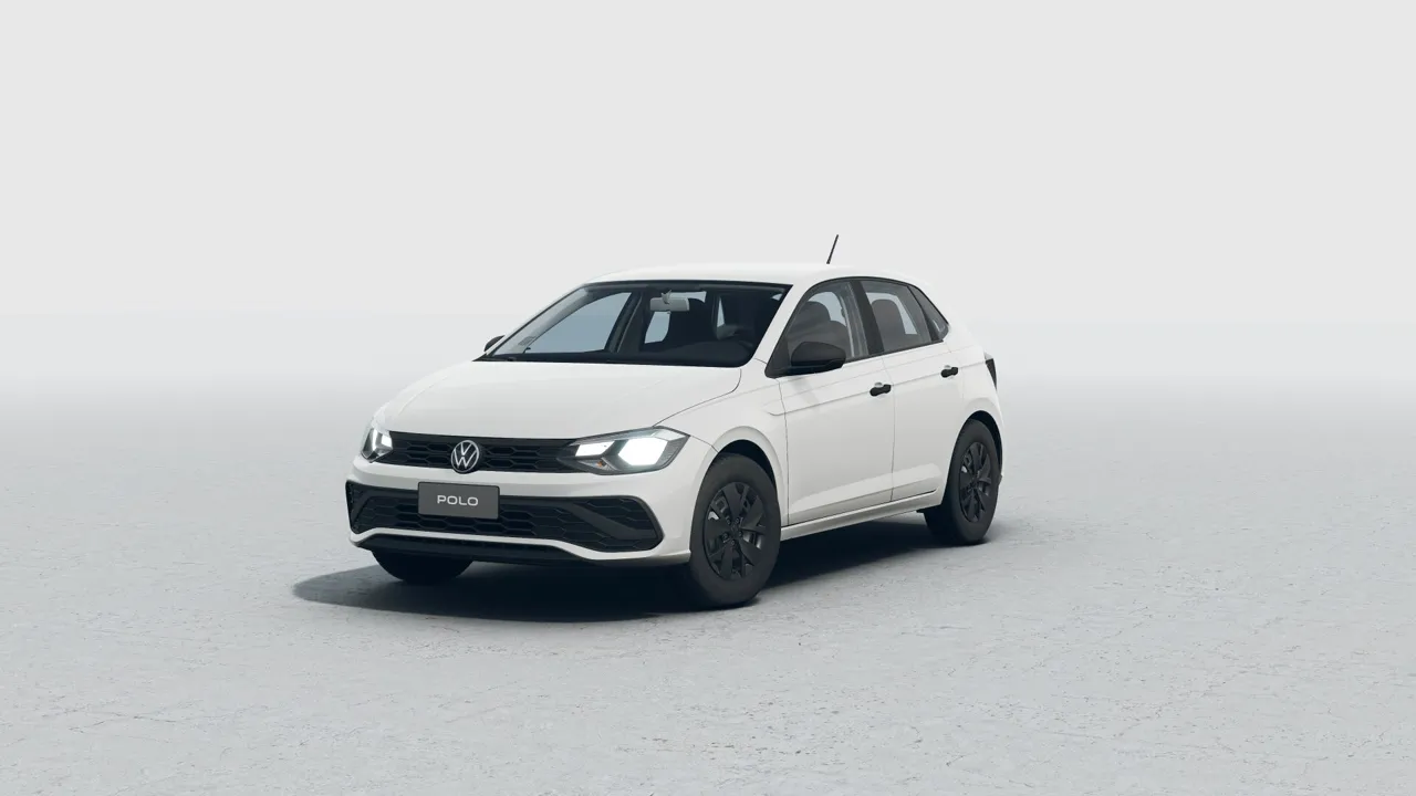 Volkswagen Polo Track en Blanco Cristal, vista 360 grados