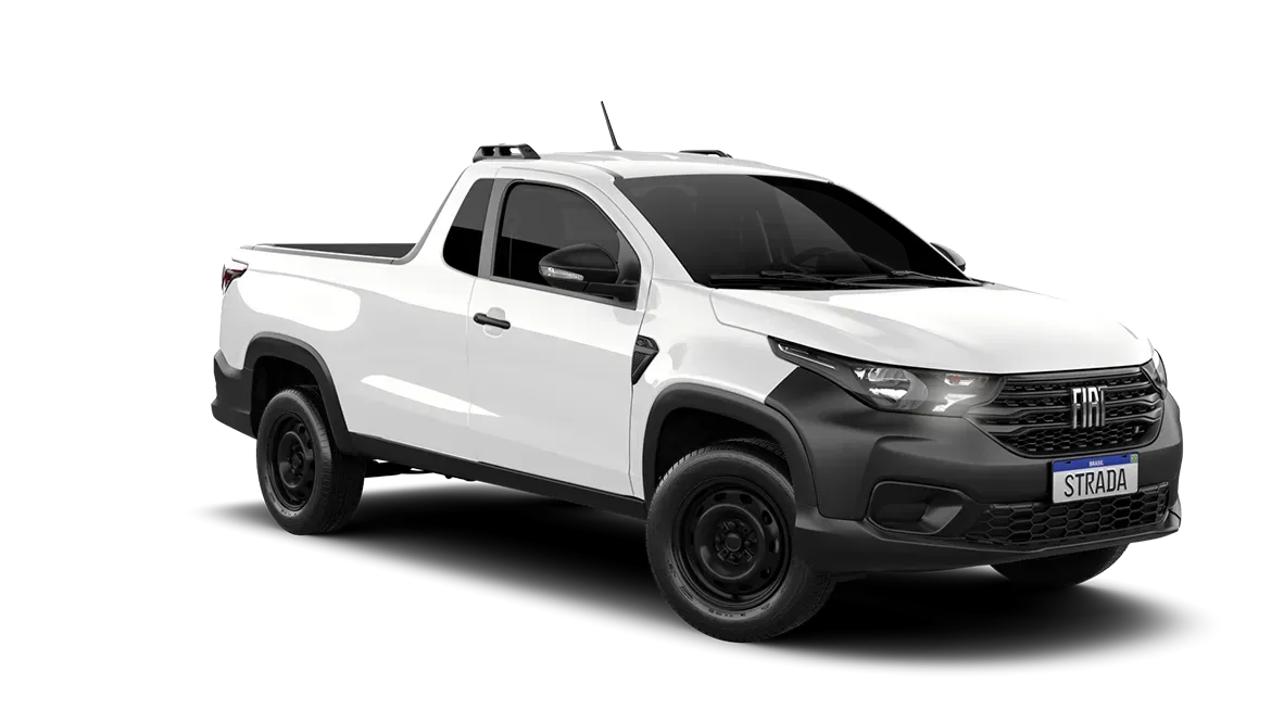 Fiat Strada Endurance en Blanco Banchisa, vista 360 grados