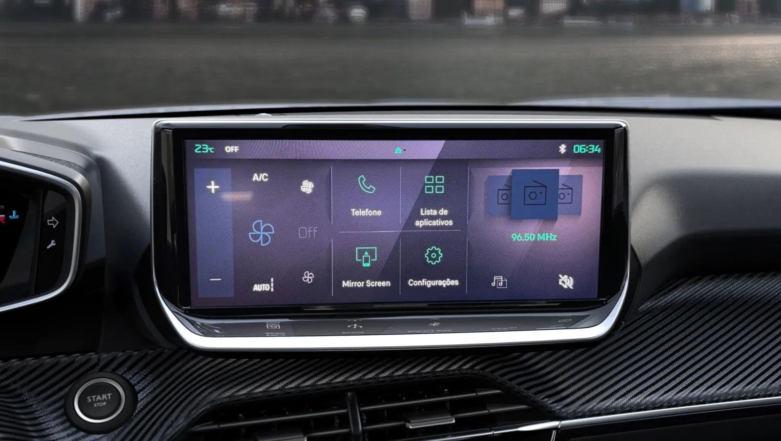 Peugeot 2008 — Pantalla multimedia