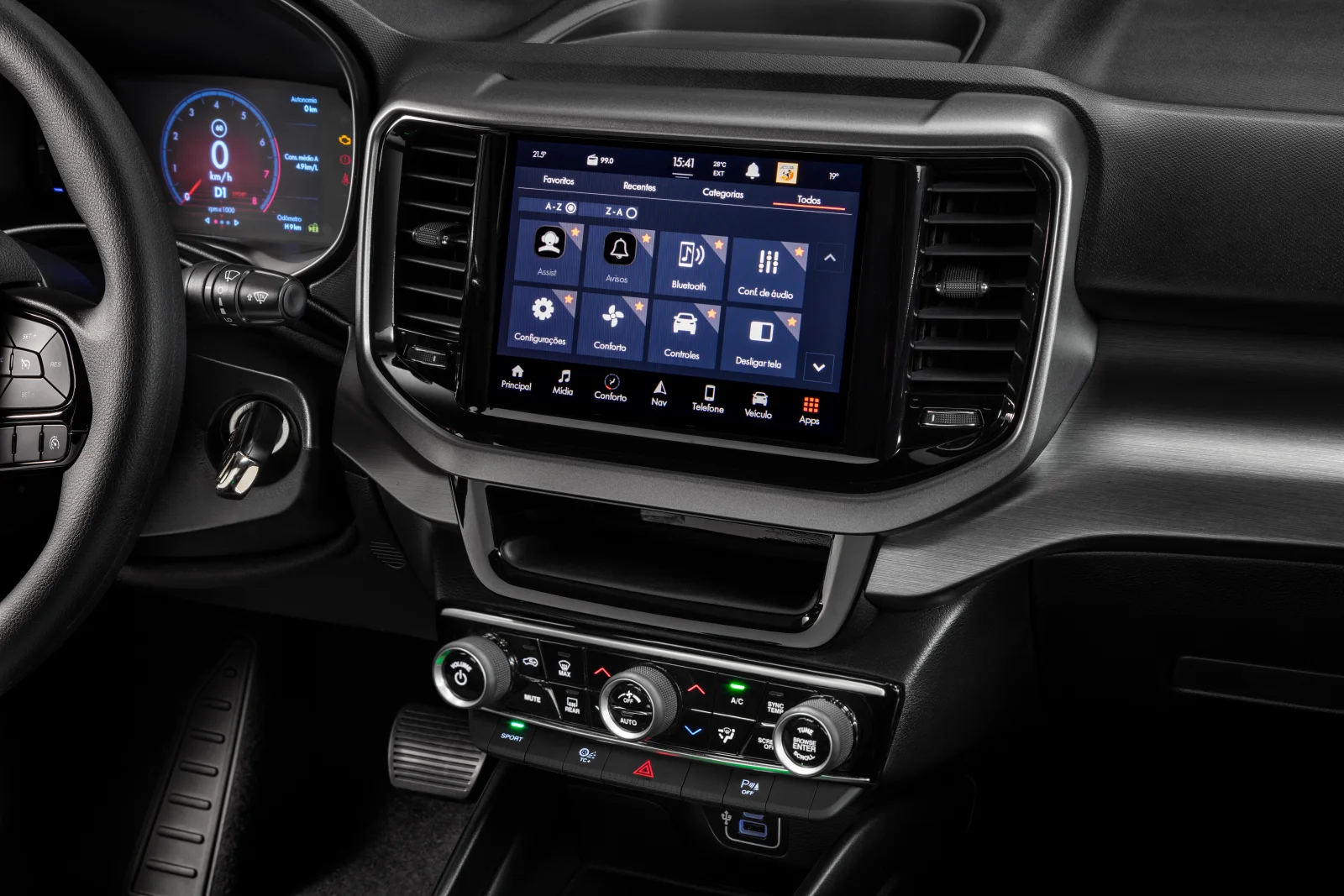 Fiat Toro — Pantalla