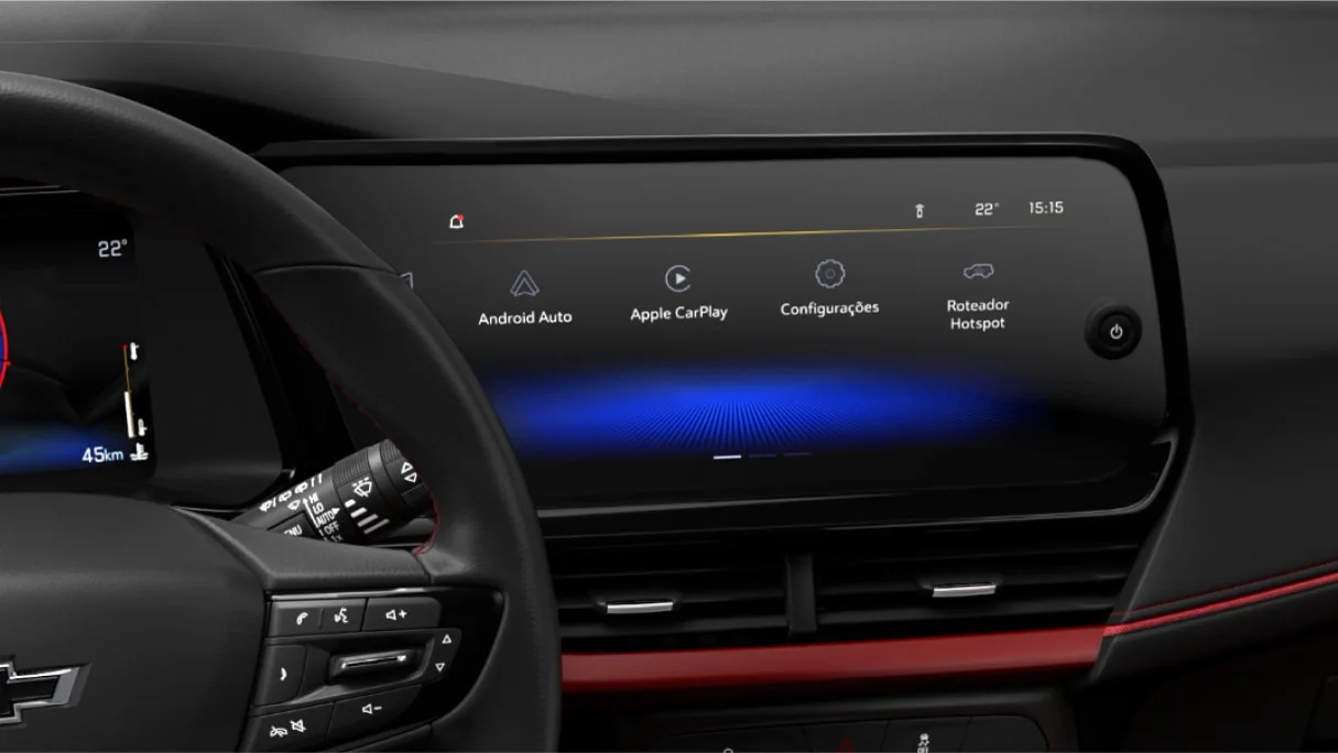 Chevrolet Tracker — Pantalla